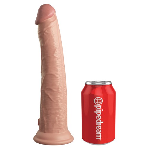 Pipedream King Cock Elite Dildo de Silicona Realista con Ventosa - 10 in.