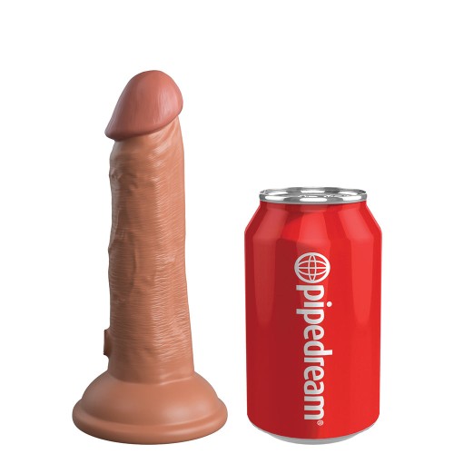 Dildo Vibrador Pipedream King Cock Elite de 6 in. - Sensación Realista