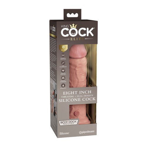 Dildo Vibrador Rey Cock Elite de Pipedream para Placer Realista