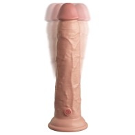 Dildo Vibrador de 9 in. King Cock Elite