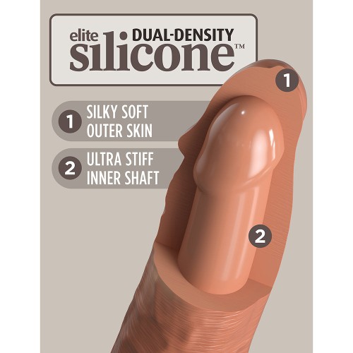 Pipedream King Cock Elite Comfy Silicone Body Dock Kit With Dildo Tan/Black