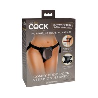 Arnés Strap-On Pipedream King Cock Elite Comfy Body Dock Negro