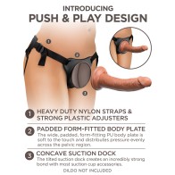 Arnés Strap-On Pipedream King Cock Elite Comfy Body Dock Negro