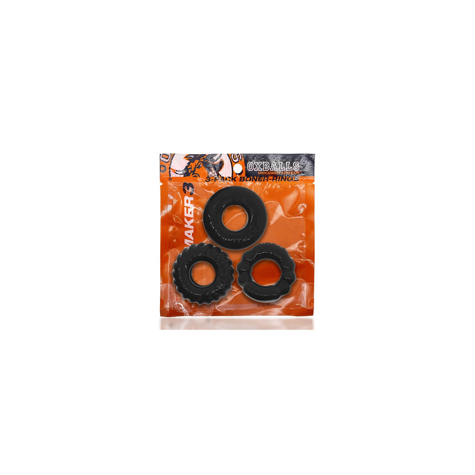 OxBalls BONEMAKER 3-Pack Cockring Kit