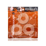 OxBalls Bonemaker 3-Pack Cockring Kit - Clear