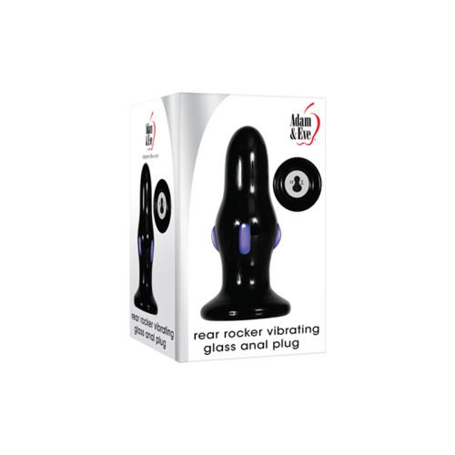 Plug Anal de Vidrio Vibrante y Recargable Adam & Eve