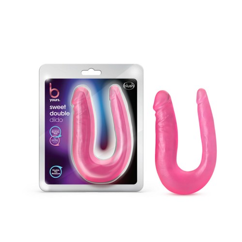 B Yours Sweet Dildo Doble 12.5 in. Rosa