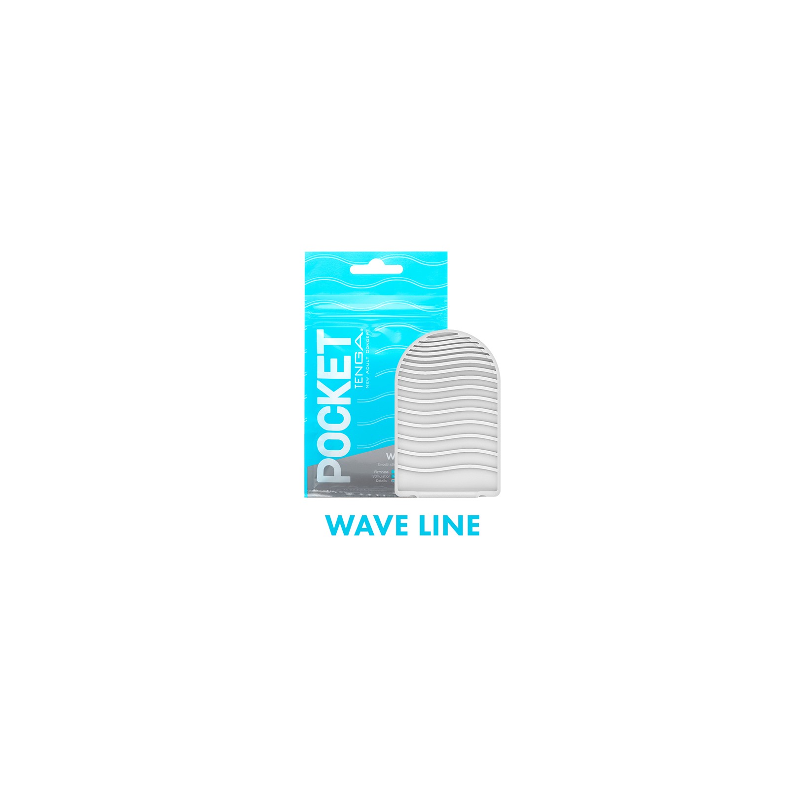 Tenga Wavy Line Pocket Masturbator Sleeve - Ultimate Pleasure