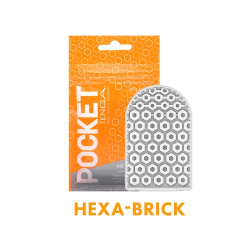 Masturbador Tenga Pocket Sleeve Hexa Brick