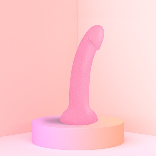 Love to Love Glitzy 7 in. Silicone Dildo with Sparkles