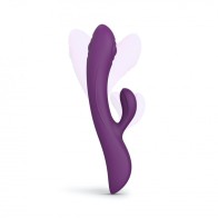 Bunny & Clyde Rechargeable Tapping Rabbit Vibrator Purple Rain