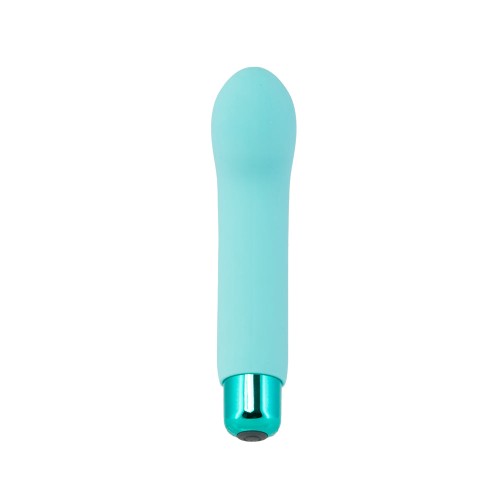 Bullet Recargable de Sara con Manga G-Punto Removible Teal