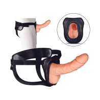 Erection Assistant Hollow Strap-On 8 Inch White