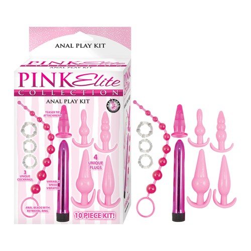 Pink Elite Collection Anal Play Kit for Beginners