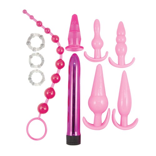 Pink Elite Collection Anal Play Kit for Beginners