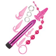 Pink Elite Collection Anal Play Kit for Beginners