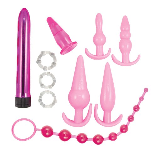 Pink Elite Collection Anal Play Kit for Beginners