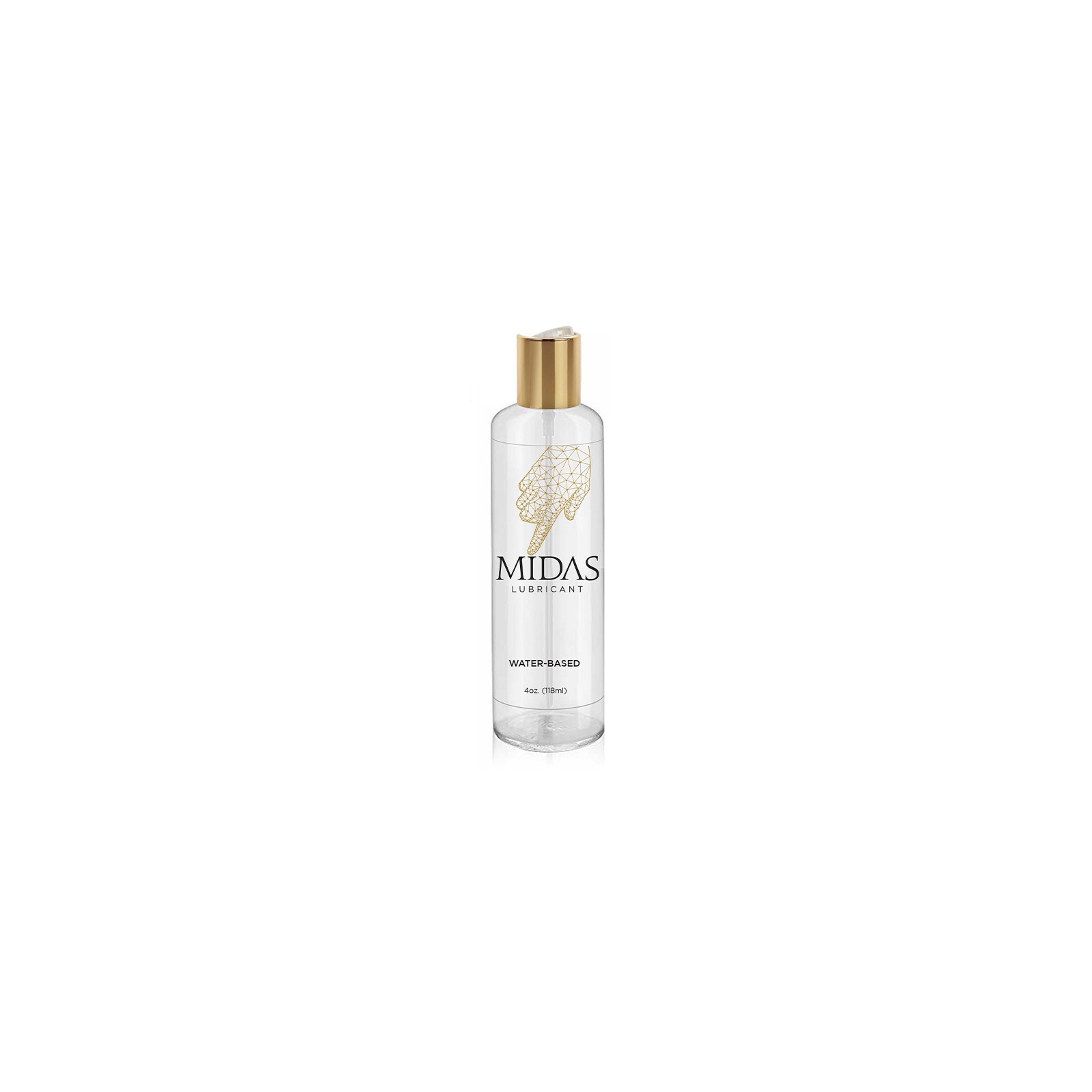 Lubricante Personal a Base de Agua Midas 4 oz.