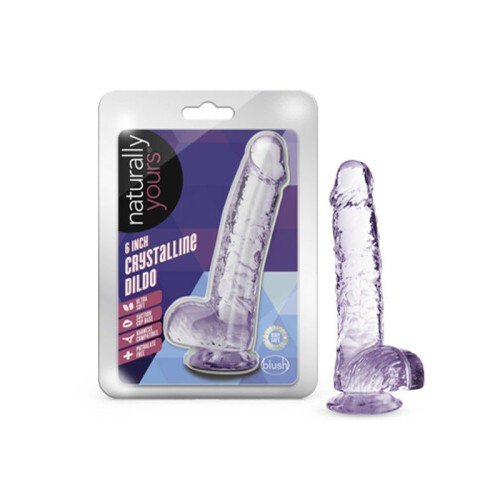 Naturally Yours Crystalline 6 Inch Dildo for Realistic Pleasure