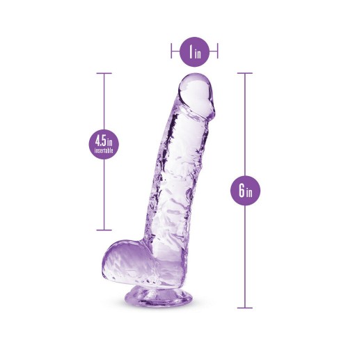 Dildo Cristalino 6 Pulgadas Naturally Yours para Placer Realista