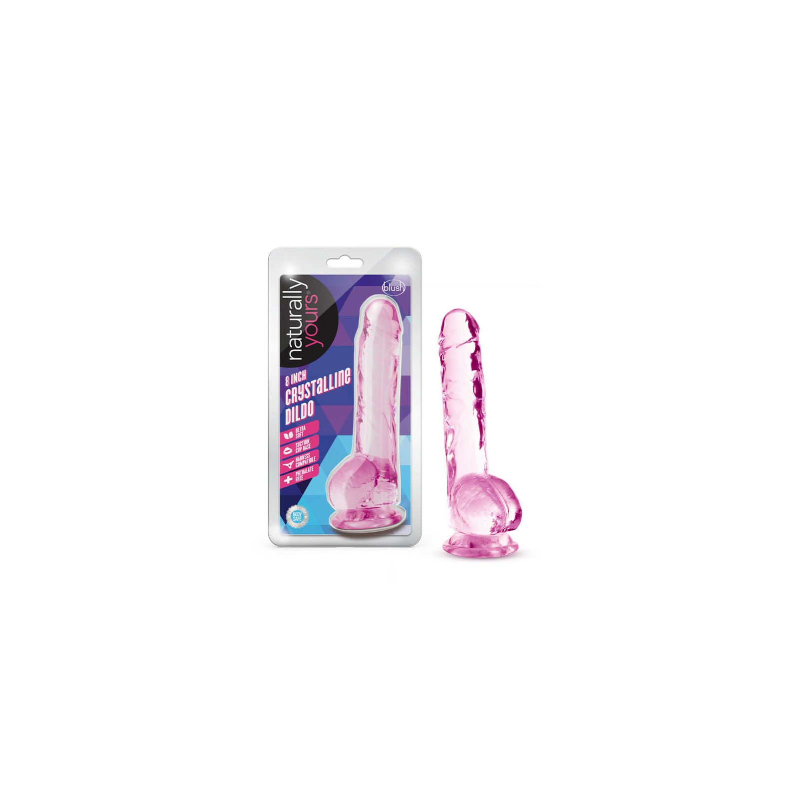 Dildo Crystalline Naturally Yours para Juego Realista