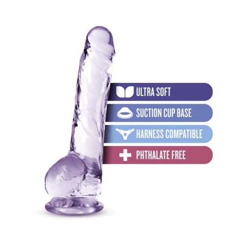 Dildo Naturally Yours Crystalline con Bolas