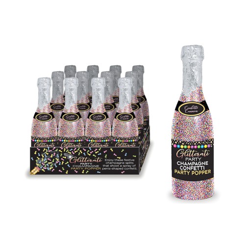 Glitterati Champagne Party Popper - Fun Celebration Essential