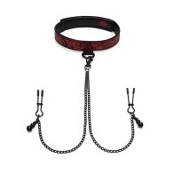 Collar y Pinzas de Pezón Sweet Anticipation de Fifty Shades of Grey