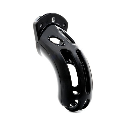 The Curve Black Male Chastity Device - Ultimate Control