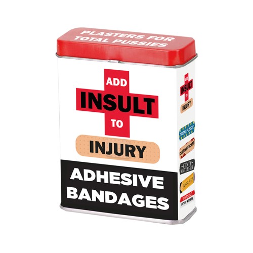 Add Insult To Injury Band-Aids Display