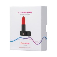 Lovense Exomoon Mini Lipstick Vibrator for Discreet Pleasure