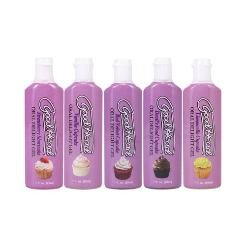 GoodHead Oral Delight Gel 5 Pack Cupcake Flavors