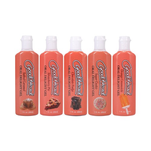 Gel de Placer Oral GoodHead Postre 5 Pack - Sabores Deliciosos