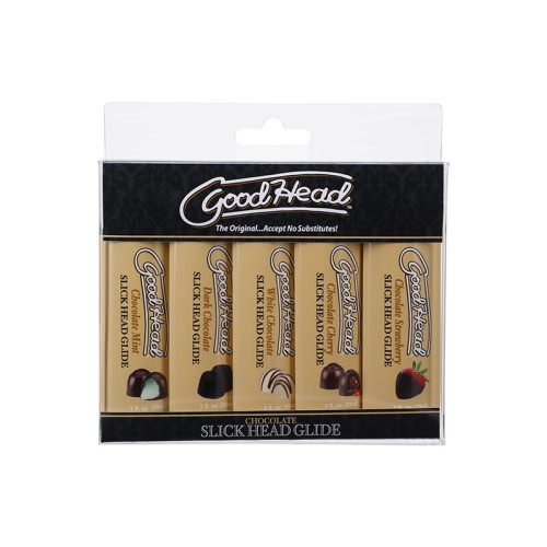 GoodHead Slick Head Glide 5 Flavor Pack