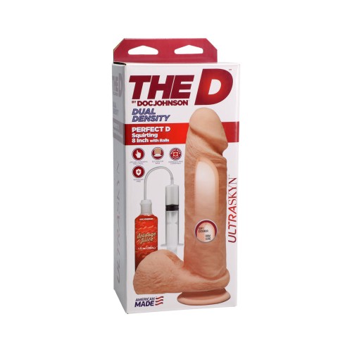 Dildo Chorreante Perfect D de 8 in.