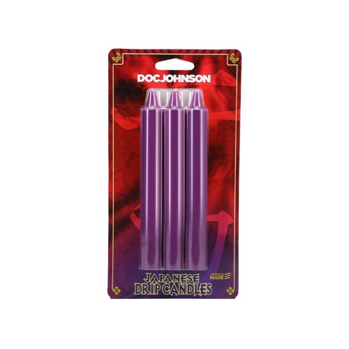 Japanese Drip Candles Purple - Perfect for Sensation Play