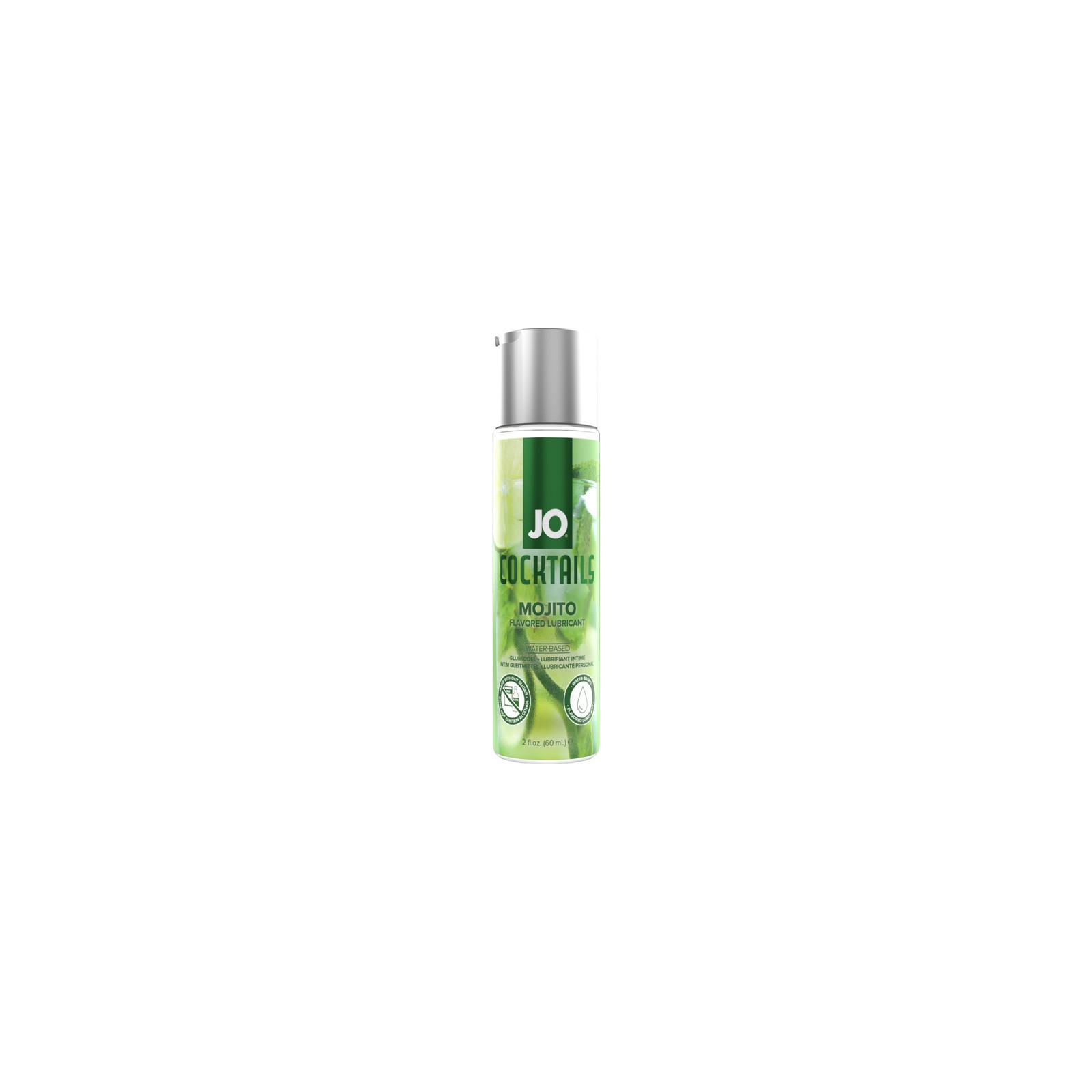 Lubricante Sabor Mojito JO Cocktails a Base de Agua 2 oz