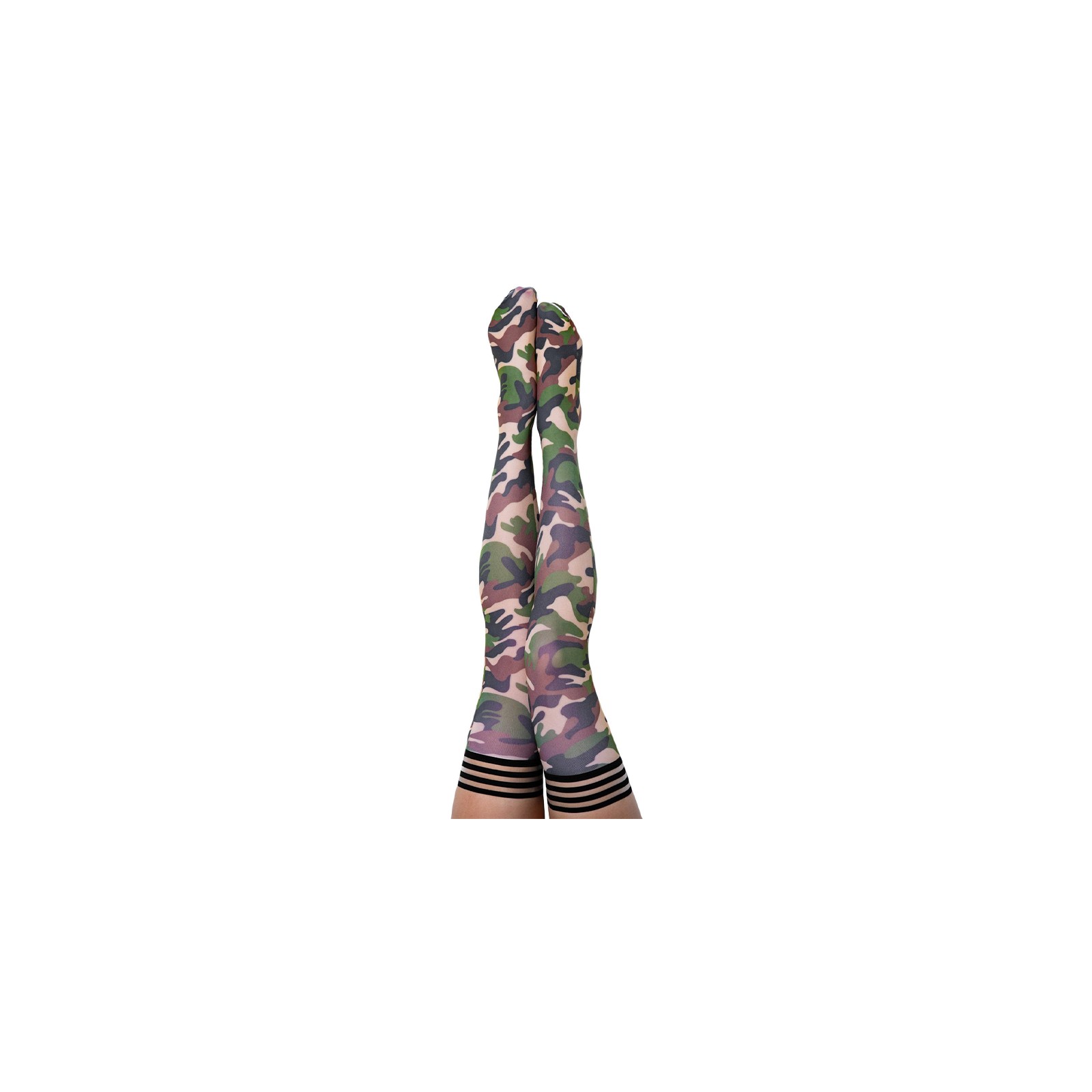 Kixies Alex Camouflage Thigh-Highs Size B