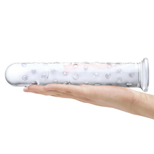 Glas 10in Extra Large Glass Dildo - Power and Pleasure