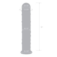 Dildo de Vidrio Extra Grande de 10in - Poder y Placer