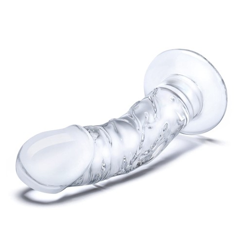 Glas Curved Realistic Glass Dildo for Extreme Pleasure