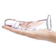 Dildo de Cristal Curvado Realista para Placer Extremo