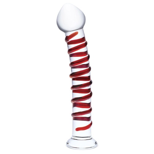 Dildo de Vidrio Glas Mr. Swirly 10" para Placer Sensacional