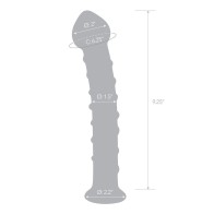 Dildo de Vidrio Glas Mr. Swirly 10" para Placer Sensacional