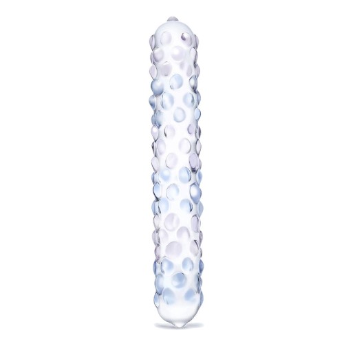 Dildo de Vidrio Nubby Rose Morado 9 in.