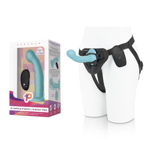 Pegasus Vibrador Ripple para Punto P/G con Juego de Arnés