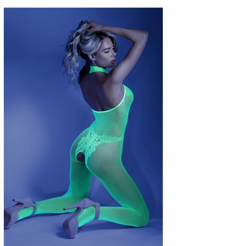 Body Crotchless de Fantasy Lingerie - Verde