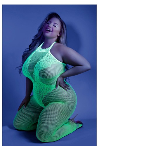 Bodystocking Sin Entre Pierna Glow Moonbeam Fantasy Lingerie