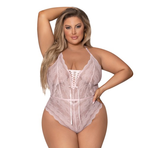 Magic Silk Seabreeze Blush Teddy for Queen Size