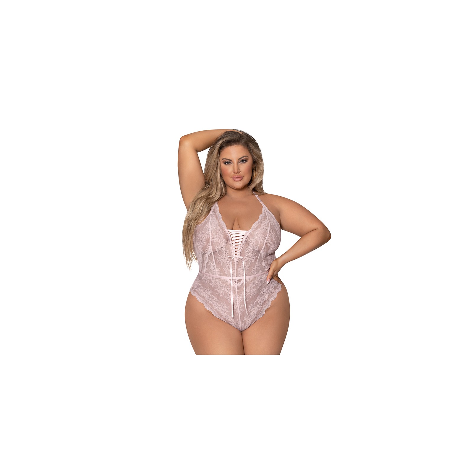 Magic Silk Seabreeze Blush Teddy for Queen Size